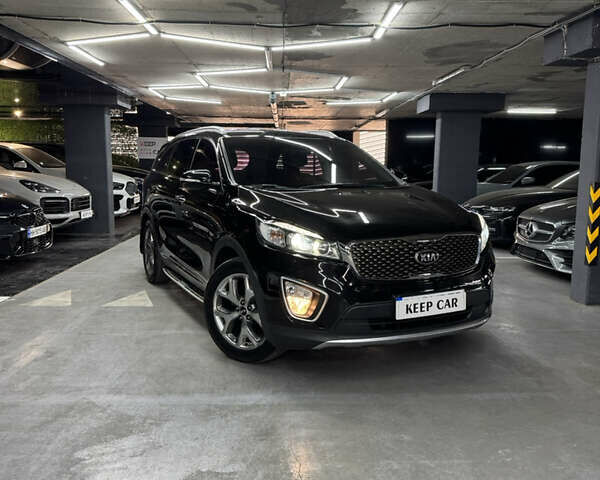 Черный Киа Соренто, объемом двигателя 2 л и пробегом 130 тыс. км за 19500 $, фото 1 на Automoto.ua