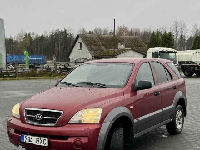 Красный Киа Соренто, объемом двигателя 2.5 л и пробегом 282 тыс. км за 3300 $, фото 2 на Automoto.ua