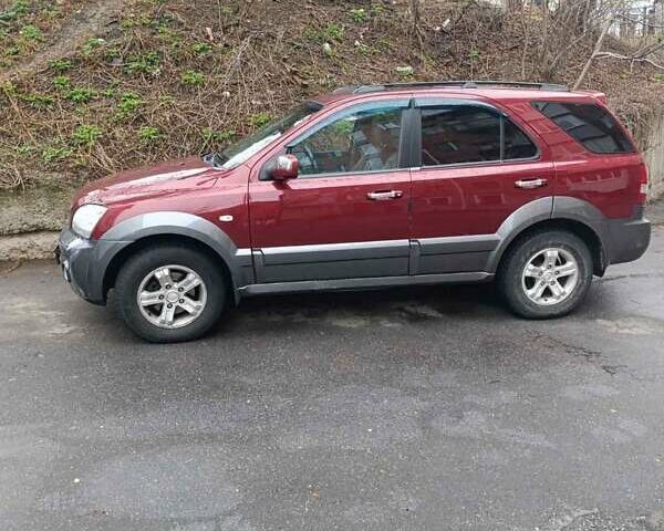 Красный Киа Соренто, объемом двигателя 2.5 л и пробегом 189 тыс. км за 4000 $, фото 3 на Automoto.ua