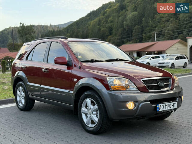 Красный Киа Соренто, объемом двигателя 2.5 л и пробегом 220 тыс. км за 8500 $, фото 33 на Automoto.ua
