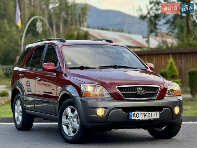 Красный Киа Соренто, объемом двигателя 2.5 л и пробегом 220 тыс. км за 8500 $, фото 17 на Automoto.ua
