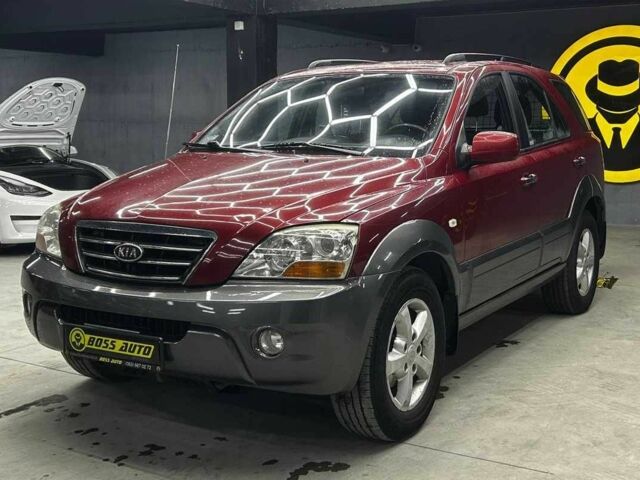 Красный Киа Соренто, объемом двигателя 2.5 л и пробегом 234 тыс. км за 9400 $, фото 2 на Automoto.ua
