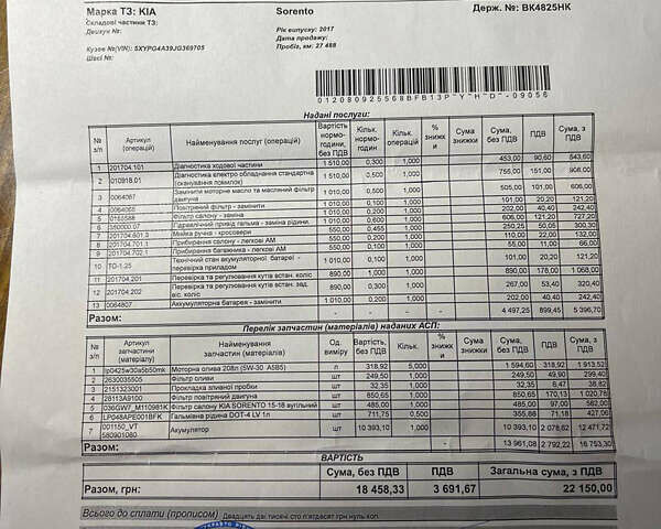 Червоний Кіа Соренто, об'ємом двигуна 2.36 л та пробігом 45 тис. км за 22000 $, фото 37 на Automoto.ua