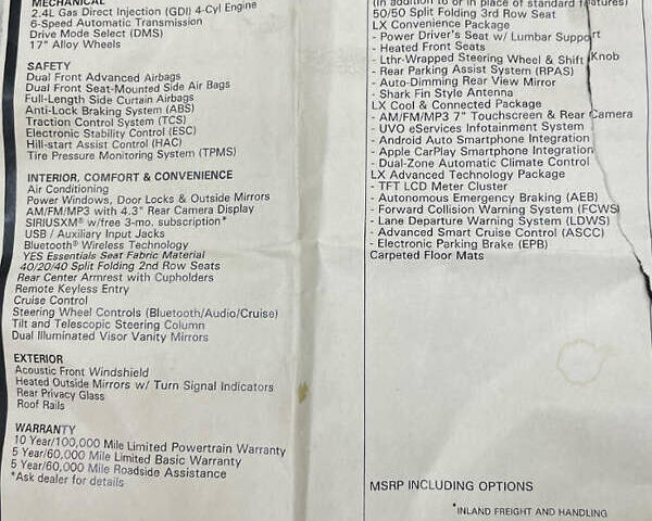 Червоний Кіа Соренто, об'ємом двигуна 2.36 л та пробігом 45 тис. км за 22000 $, фото 38 на Automoto.ua