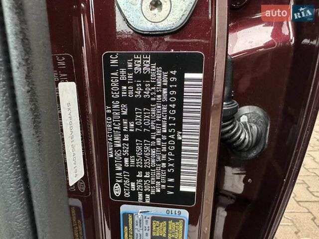 Красный Киа Соренто, объемом двигателя 3.34 л и пробегом 87 тыс. км за 16500 $, фото 26 на Automoto.ua
