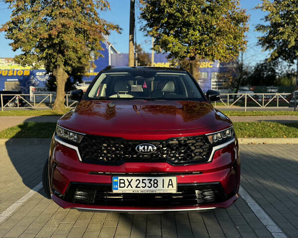 Красный Киа Соренто, объемом двигателя 2.5 л и пробегом 65 тыс. км за 35000 $, фото 2 на Automoto.ua