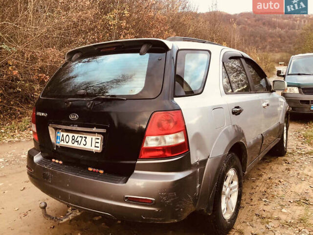 Серый Киа Соренто, объемом двигателя 2.5 л и пробегом 280 тыс. км за 4850 $, фото 3 на Automoto.ua