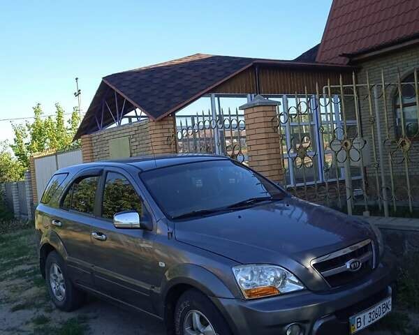 Серый Киа Соренто, объемом двигателя 2.5 л и пробегом 137 тыс. км за 7500 $, фото 3 на Automoto.ua