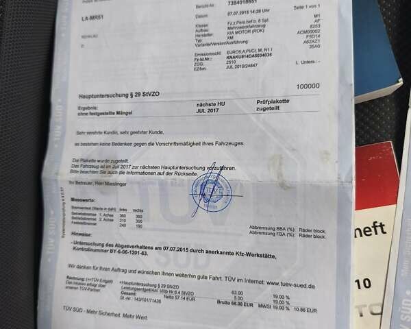 Серый Киа Соренто, объемом двигателя 2.2 л и пробегом 215 тыс. км за 10500 $, фото 34 на Automoto.ua