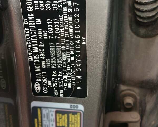 Сірий Кіа Соренто, об'ємом двигуна 2.36 л та пробігом 257 тис. км за 10200 $, фото 4 на Automoto.ua