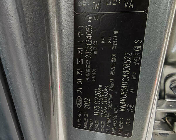 Серый Киа Соренто, объемом двигателя 2.2 л и пробегом 145 тыс. км за 15500 $, фото 55 на Automoto.ua