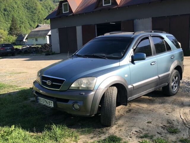 Синий Киа Соренто, объемом двигателя 2.5 л и пробегом 288 тыс. км за 5750 $, фото 2 на Automoto.ua