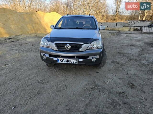 Синий Киа Соренто, объемом двигателя 2.5 л и пробегом 276 тыс. км за 3800 $, фото 2 на Automoto.ua