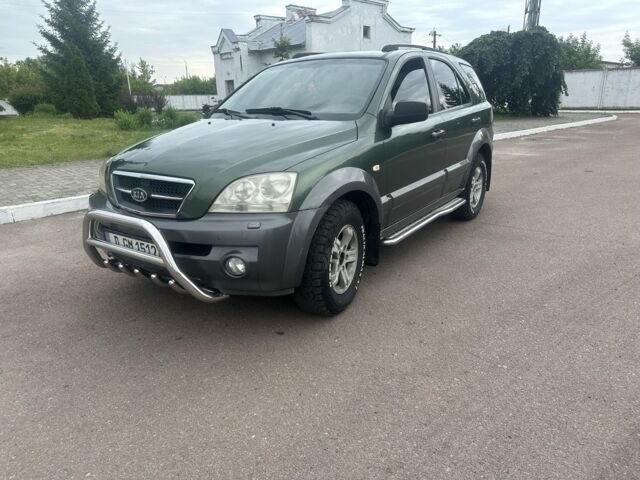 Зеленый Киа Соренто, объемом двигателя 2.5 л и пробегом 350 тыс. км за 4500 $, фото 1 на Automoto.ua