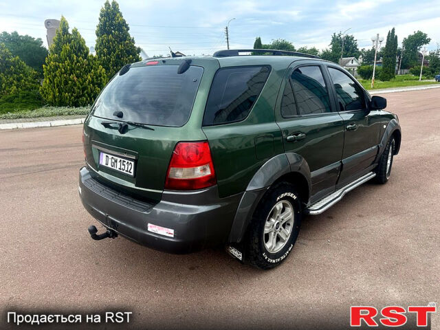 Зеленый Киа Соренто, объемом двигателя 2.5 л и пробегом 250 тыс. км за 4300 $, фото 3 на Automoto.ua