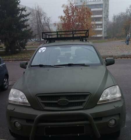Зеленый Киа Соренто, объемом двигателя 2.5 л и пробегом 319 тыс. км за 4749 $, фото 1 на Automoto.ua