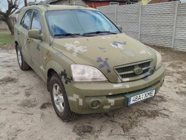 Зеленый Киа Соренто, объемом двигателя 2.5 л и пробегом 350 тыс. км за 3800 $, фото 1 на Automoto.ua
