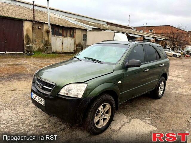 Зеленый Киа Соренто, объемом двигателя 2.5 л и пробегом 256 тыс. км за 3400 $, фото 3 на Automoto.ua