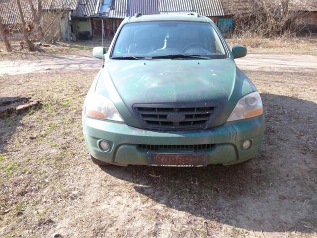 Зеленый Киа Соренто, объемом двигателя 2.5 л и пробегом 265 тыс. км за 4300 $, фото 1 на Automoto.ua