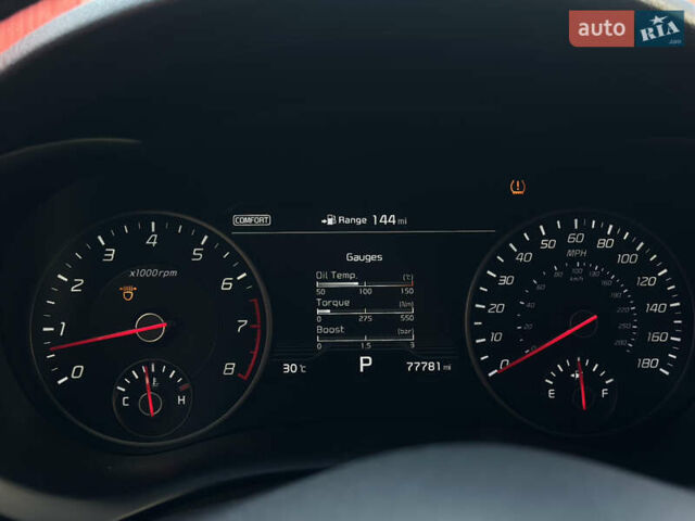 Красный Киа Stinger, объемом двигателя 3.34 л и пробегом 124 тыс. км за 25500 $, фото 40 на Automoto.ua