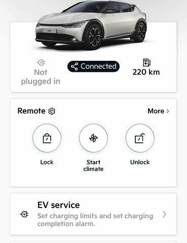 Белый Киа EV6, объемом двигателя 0 л и пробегом 25 тыс. км за 36900 $, фото 70 на Automoto.ua