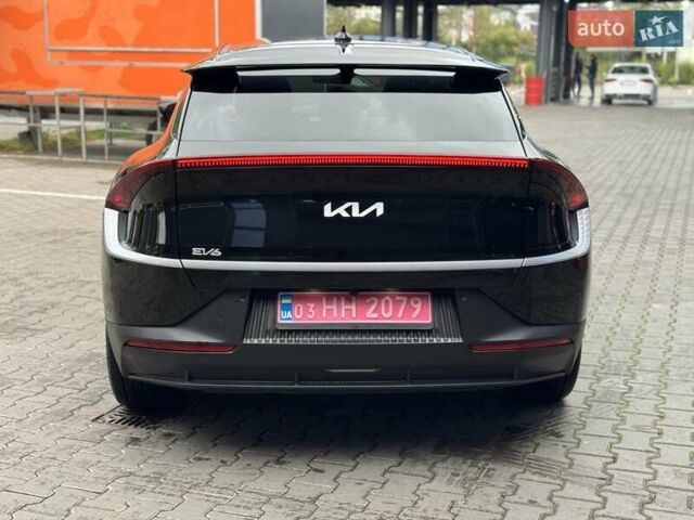 Черный Киа EV6, объемом двигателя 0 л и пробегом 3 тыс. км за 28500 $, фото 4 на Automoto.ua