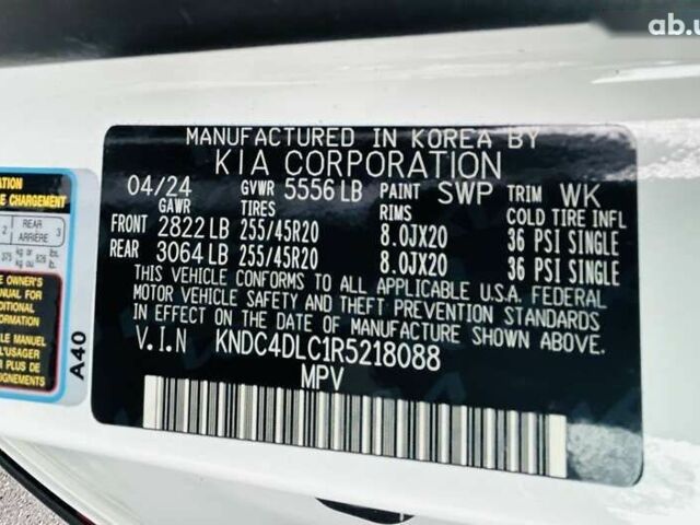 Кіа EV6, об'ємом двигуна 2 л та пробігом 11 тис. км за 34999 $, фото 26 на Automoto.ua