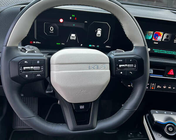 Сірий Кіа EV6, об'ємом двигуна 0 л та пробігом 1 тис. км за 38499 $, фото 33 на Automoto.ua