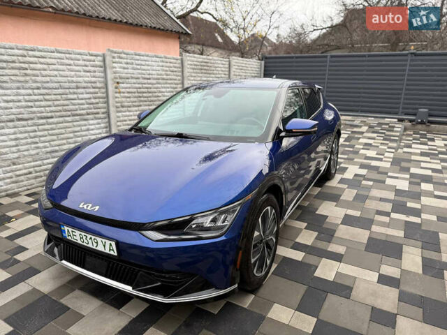Синій Кіа EV6, об'ємом двигуна 0 л та пробігом 55 тис. км за 24900 $, фото 1 на Automoto.ua