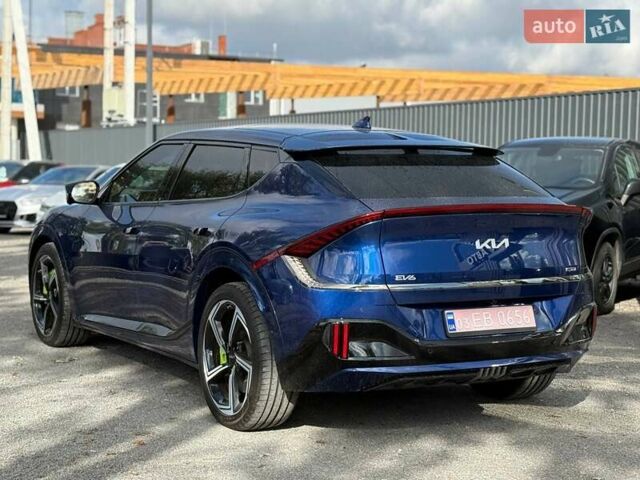 Синий Киа EV6, объемом двигателя 0 л и пробегом 1 тыс. км за 33500 $, фото 2 на Automoto.ua