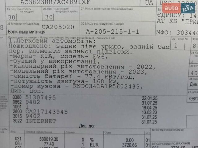 Зеленый Киа EV6, объемом двигателя 0 л и пробегом 142 тыс. км за 22800 $, фото 39 на Automoto.ua