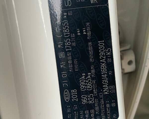 Білий Кіа K5, об'ємом двигуна 2 л та пробігом 405 тис. км за 12490 $, фото 14 на Automoto.ua