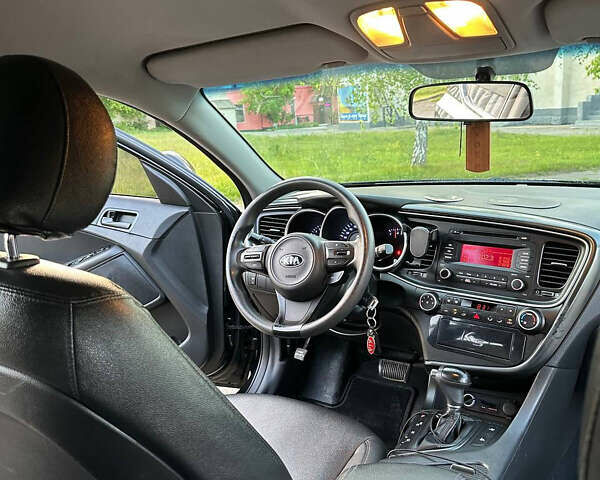 Черный Киа K5, объемом двигателя 2 л и пробегом 136 тыс. км за 8600 $, фото 13 на Automoto.ua