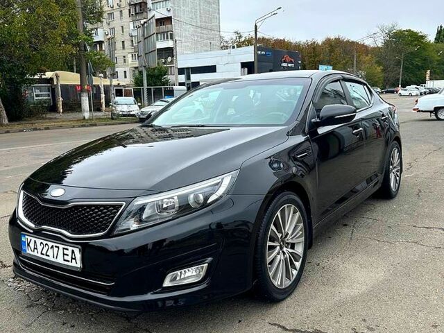 Черный Киа K5, объемом двигателя 2 л и пробегом 324 тыс. км за 9250 $, фото 1 на Automoto.ua