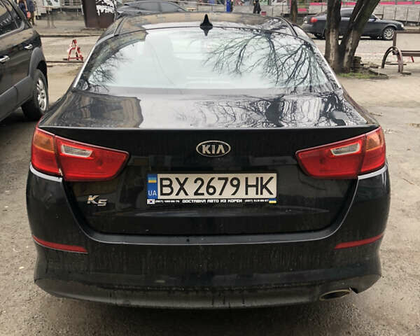Черный Киа K5, объемом двигателя 2 л и пробегом 276 тыс. км за 9000 $, фото 4 на Automoto.ua