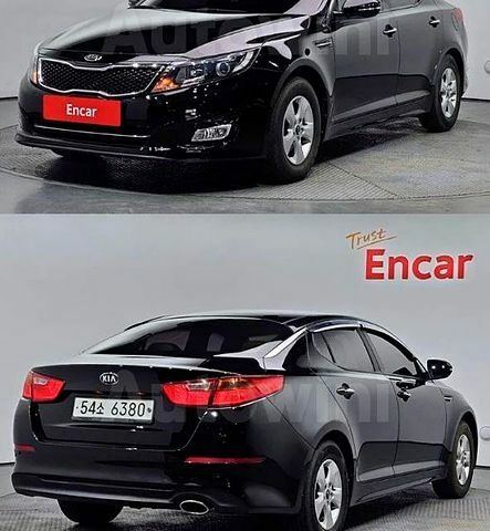 Черный Киа K5, объемом двигателя 2 л и пробегом 130 тыс. км за 12500 $, фото 2 на Automoto.ua