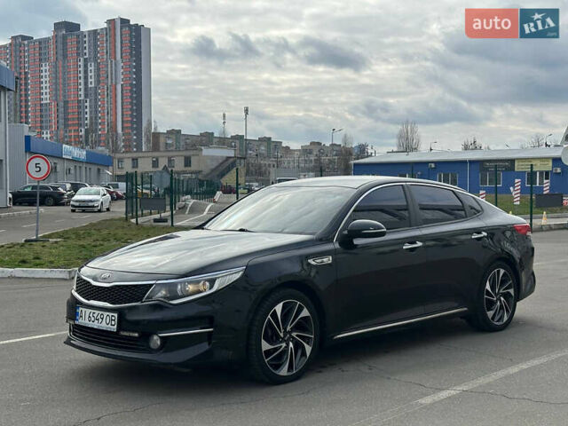 Черный Киа K5, объемом двигателя 2 л и пробегом 90 тыс. км за 10500 $, фото 6 на Automoto.ua