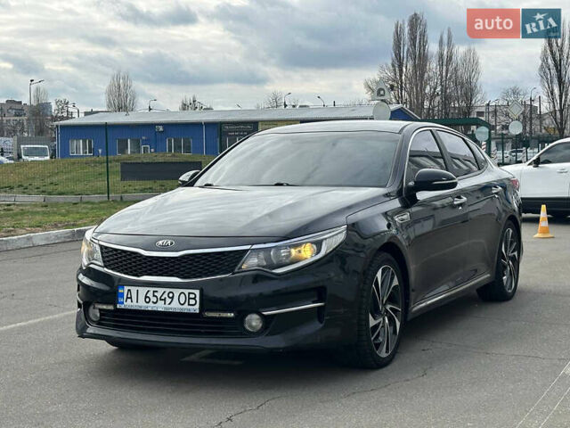 Черный Киа K5, объемом двигателя 2 л и пробегом 90 тыс. км за 10500 $, фото 2 на Automoto.ua