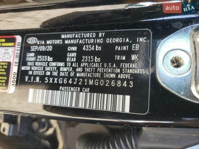 Черный Киа K5, объемом двигателя 1.6 л и пробегом 110 тыс. км за 13300 $, фото 7 на Automoto.ua