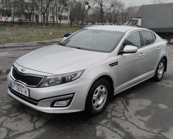 Серый Киа K5, объемом двигателя 2 л и пробегом 261 тыс. км за 6999 $, фото 1 на Automoto.ua