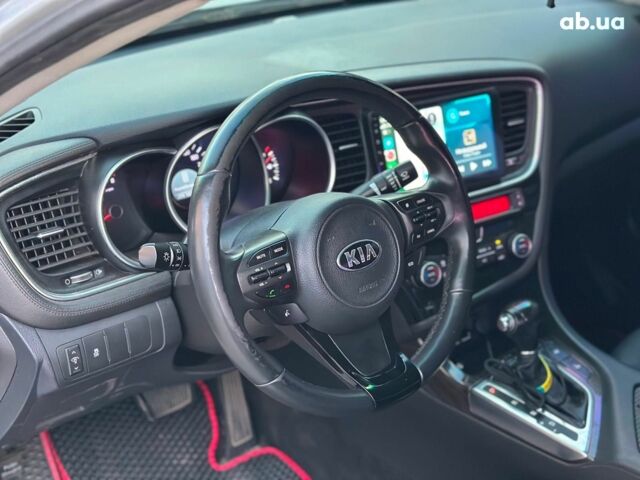 Серый Киа K5, объемом двигателя 2 л и пробегом 187 тыс. км за 11990 $, фото 20 на Automoto.ua