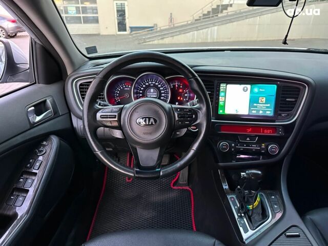 Серый Киа K5, объемом двигателя 2 л и пробегом 187 тыс. км за 11990 $, фото 22 на Automoto.ua