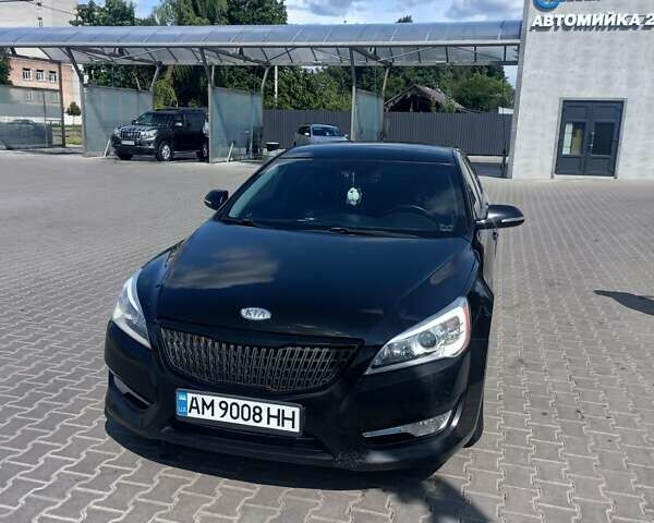 Черный Киа K7, объемом двигателя 2.7 л и пробегом 279 тыс. км за 6999 $, фото 3 на Automoto.ua