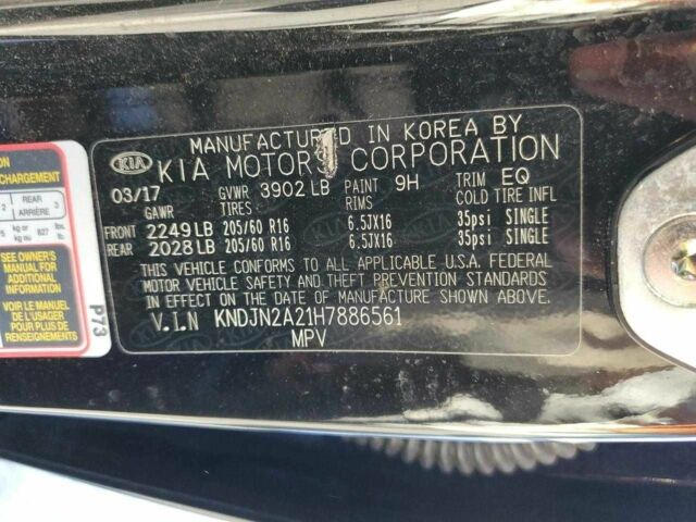 Черный Киа Soul, объемом двигателя 0 л и пробегом 59 тыс. км за 1900 $, фото 12 на Automoto.ua