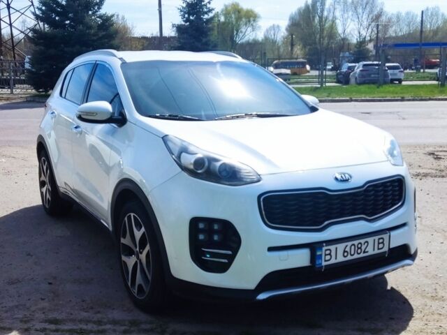 Білий Кіа Sportage, об'ємом двигуна 2 л та пробігом 152 тис. км за 17000 $, фото 1 на Automoto.ua
