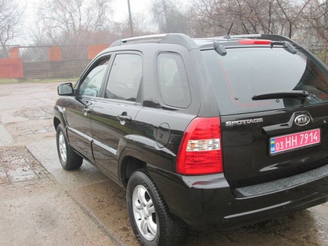 Черный Киа Sportage, объемом двигателя 2 л и пробегом 213 тыс. км за 7700 $, фото 5 на Automoto.ua