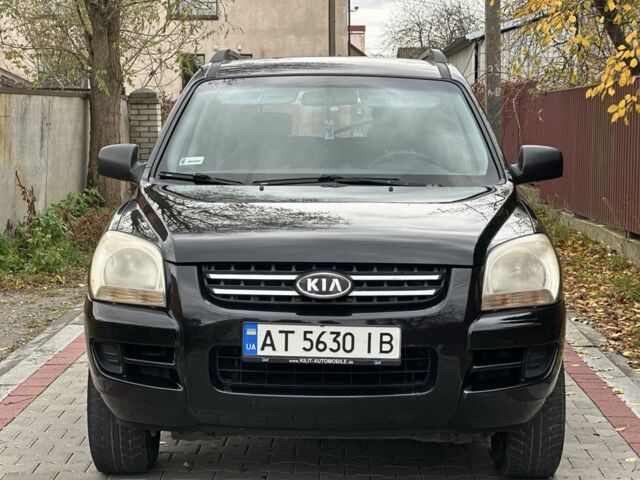 Черный Киа Sportage, объемом двигателя 2 л и пробегом 262 тыс. км за 5350 $, фото 3 на Automoto.ua