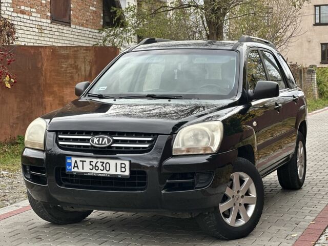 Черный Киа Sportage, объемом двигателя 2 л и пробегом 262 тыс. км за 5350 $, фото 1 на Automoto.ua