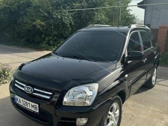 Черный Киа Sportage, объемом двигателя 2 л и пробегом 199 тыс. км за 6999 $, фото 2 на Automoto.ua