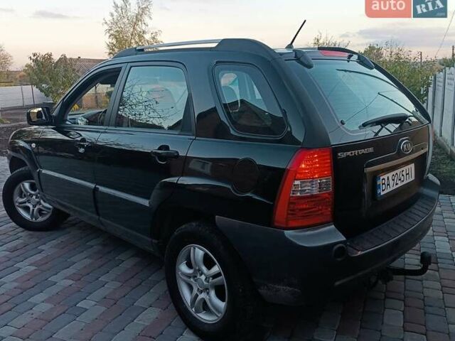 Черный Киа Sportage, объемом двигателя 2 л и пробегом 186 тыс. км за 8150 $, фото 1 на Automoto.ua